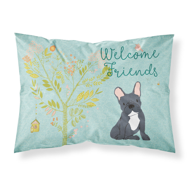 Microfiber, Black French Bulldog