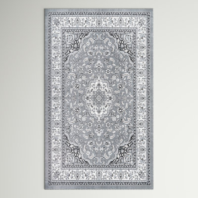 Tapis gris / crème Arignote