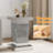 Mirrored End Table Nightstand With LED, Crystal Diamond Inlay