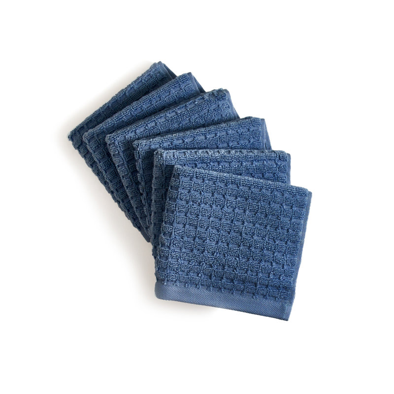 DKNY Quick Dry 6-piece Set, Denim, 6 Piece Towel Set