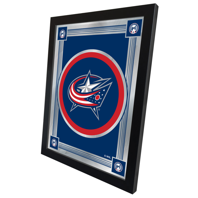 « logo mirror », impression encadrée NHL, Columbus Blue Jackets