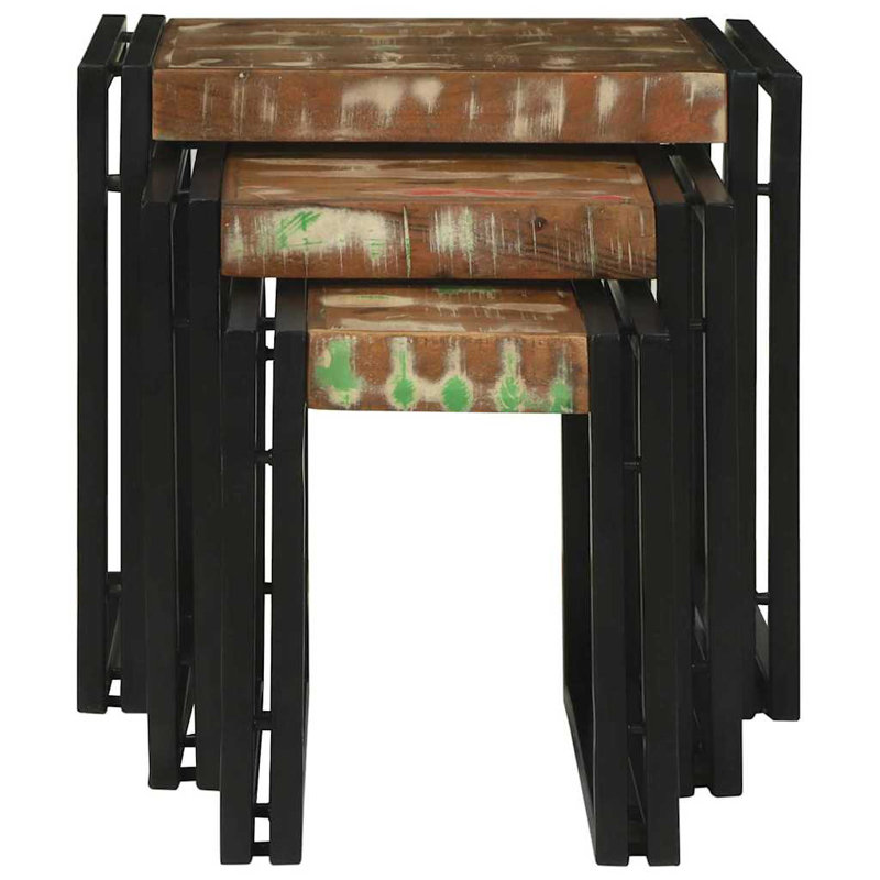 Coffee Table, Distressed Brown
