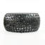 Round Black Marble Coffee Table with Aluminium Base