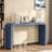 Console Table With Two Legs And Curved Edge-1190630442