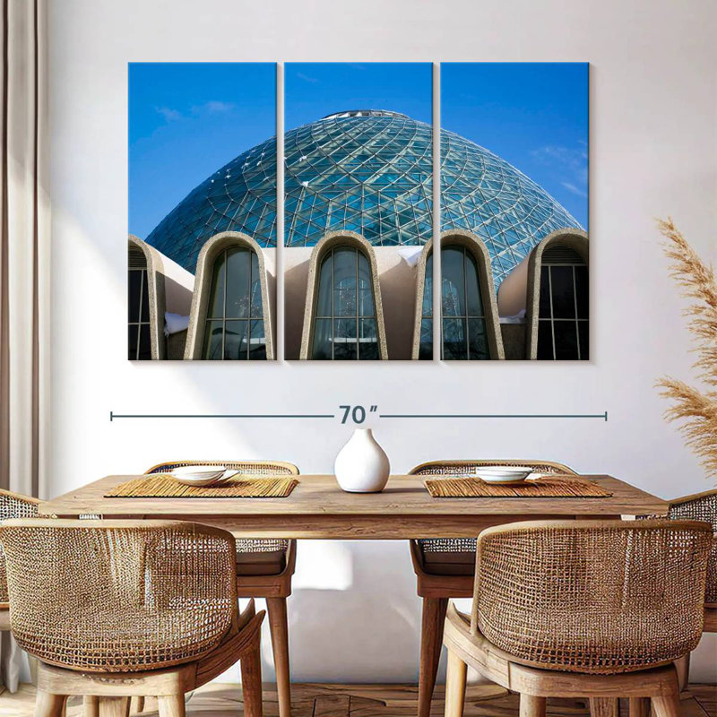 Mitchell Park Dome, 48" H x 74" W