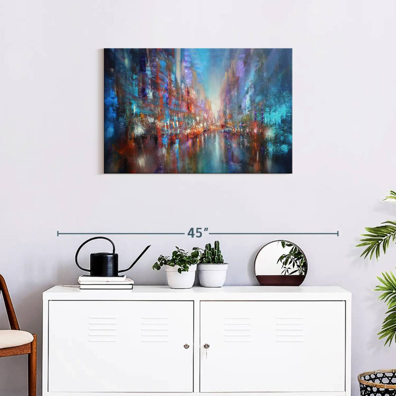 Avery The Blue City, 20" H x 30" W