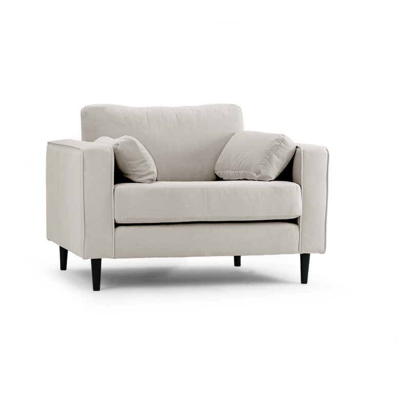 Millerville 2 Seater Velvet Sofa, Silver