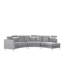 Balsamo 8 Seater Velvet Large Corner Sofa -1969889996
