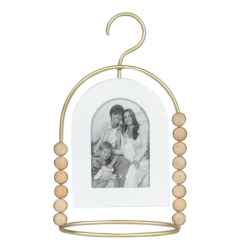 Brumett White Glass Wall Mounted Picture Frame
