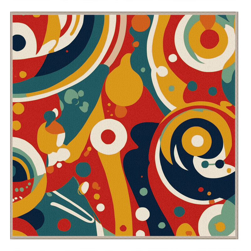 Spirited Stomp Rug, Square 7'