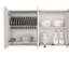 Armoire murale, quatre tablettes intérieures-1994503071