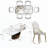Shivani 6 - Person Sintered Stone Tabletop Dining Table Set With Upholstered PU Leather Chairs-1812161119-1826485944