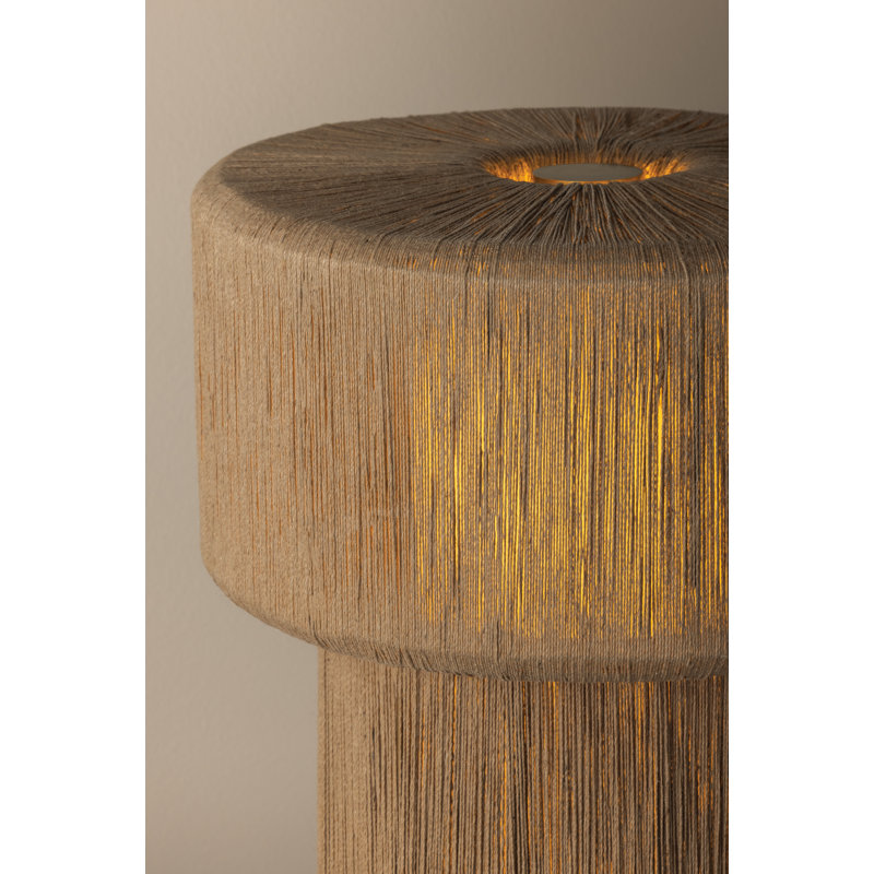 Troy Lighting Kenai 17 inch wide 1 Light Table Lamp in Patina Brass