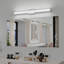 Bathroom Vanity Light Brushed Nickel Square LED 41 inch 24W 6000K Cool White Light Wall Bar Lighting Fixtures Over Mirror (Brushed Nickel, 41in)-1110194838
