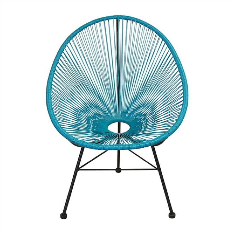 Heidine Outdoor Lounge Chair, Mint