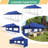 10x30 Pop Up Canopy Tent with Awning & Sidewalls-105240169