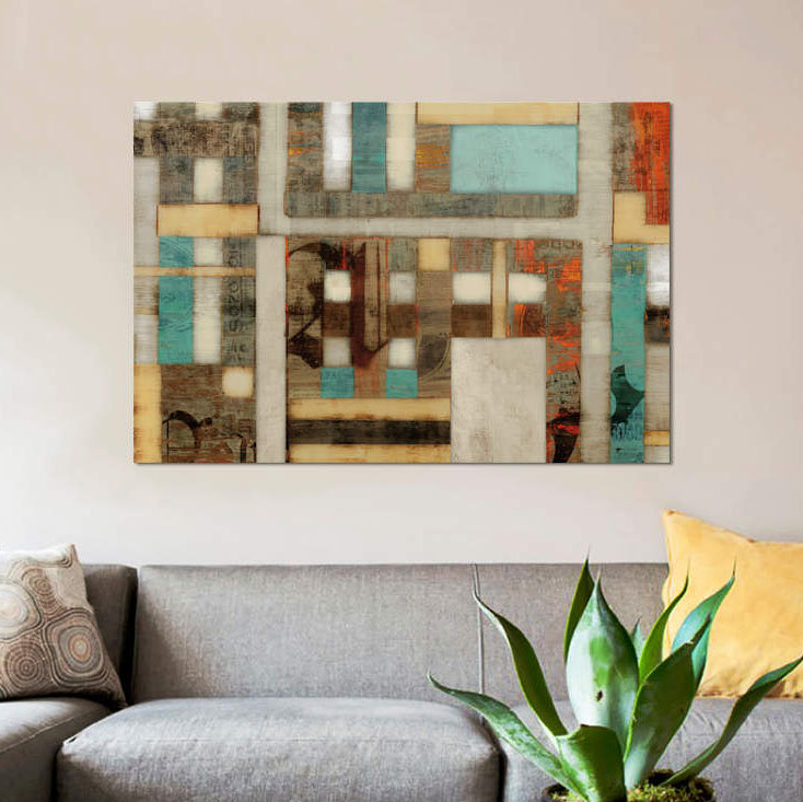 « secret perdu », impression sur toile, H 26 po x l 40 po x P 1,5 po, Pas de tapis, Toile tendue
