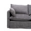 Canapé modulaire rembourré en L avec repose-pieds mobile Dancy-115121941