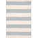 Catamaran Stripe Light Blue/Ivory Handwoven Indoor/Outdoor Rug