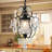 Matt Black Classic Traditional Crystal Pendant Chandelier