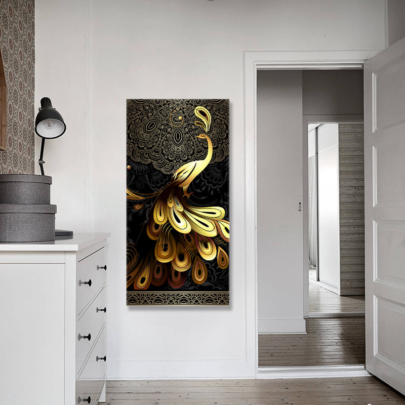 Peinture sur toile, cadre flottant, L 28 po x H 40 po x P 1,5 po