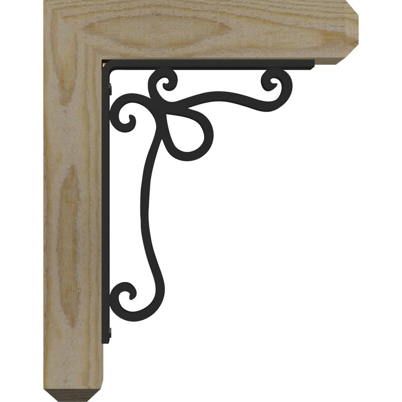 Support triple Ironcrest de 4 po d'épaisseur Orleans, Sapin Douglas (l 4 po x P 4 po), H 18 po x P 15 1/2 po