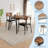 Dining Room Set for 2, 3-Piece Modern Dining Table Set with Metal Frame, Built-in Storage Rack, Space Saving Kitchen Table with 2 Padded Chairs for Dining Room-1322931360-1322931361