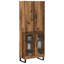  Highboard 2 Pcs Old Wood Engineered Wood And Glass-1941074799