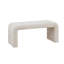 Banc Boucle crème l 42 po