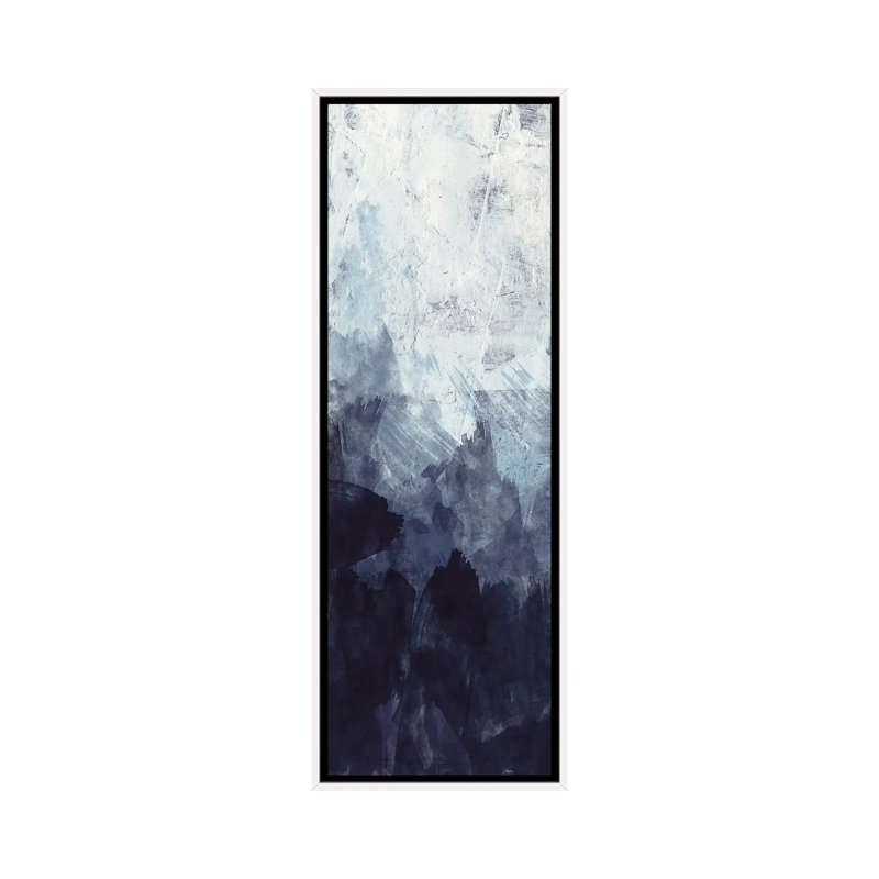 Blue Flow II by Alicia Vidal - Panoramic Painting on Canvas