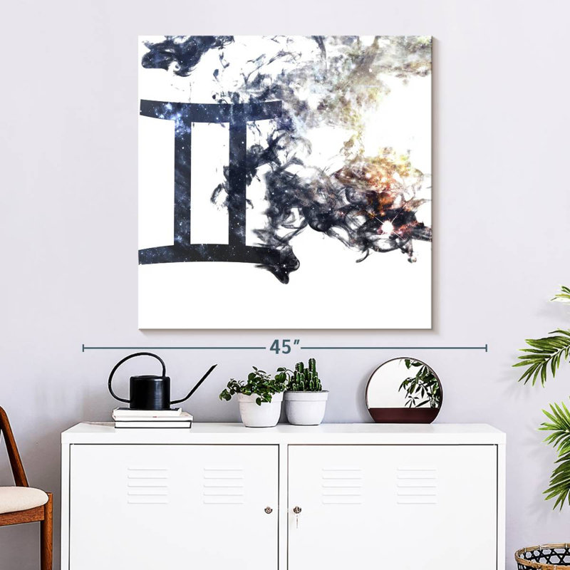 Adella Smoky Gemini, 33" H x 33" W
