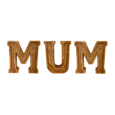 Melinda Text & Numbers Letter Block