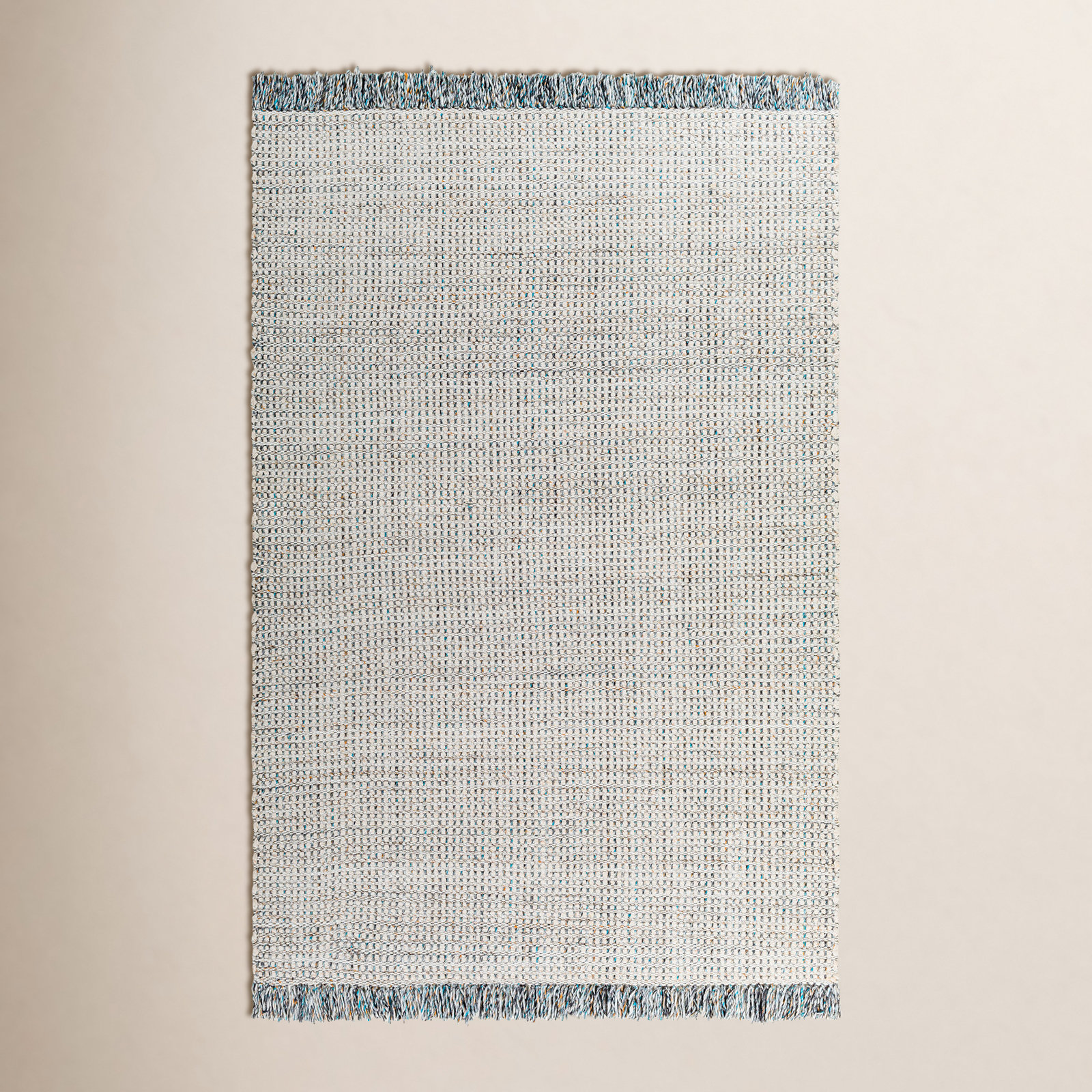 Viewcrest Hand Woven Recycled PET Geometric Indoor / Outdoor Area Rug , Rectangle 5' x 7'6"