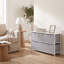 Grey 5 Drawer Storage Chest