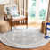 Devoe Hand Tufted Wool/Cotton Southwestern Rug in Ivory/Blue