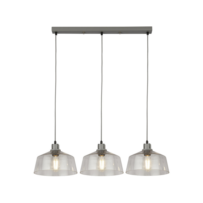 Florida 3 - Light Grey Kitchen Island Pendant