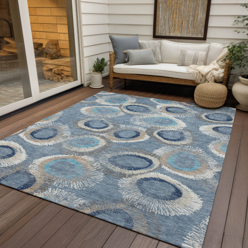 Tapis intérieur / extérieur lavable à la machine Jenning ACN2278, Rectangle 10 pi x 14 pi