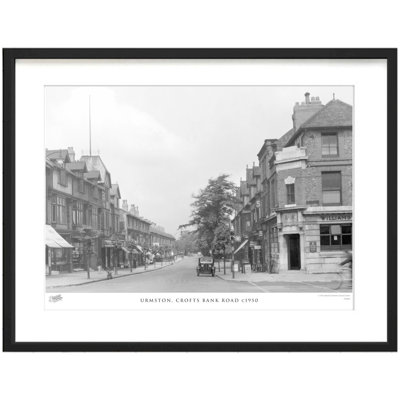 Urmston, Crofts Bank Road C1950 by Francis Frith - Single Picture Frame Print