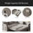 85.1" L-Shaped Sofa Couch With Pull-Out Bed,Oversize Convertible Sleeper Sofa With Side Pocket & USB Port,Teddy Upholstered Sectional Couches, For Living Room, Apartment, Office-394480830