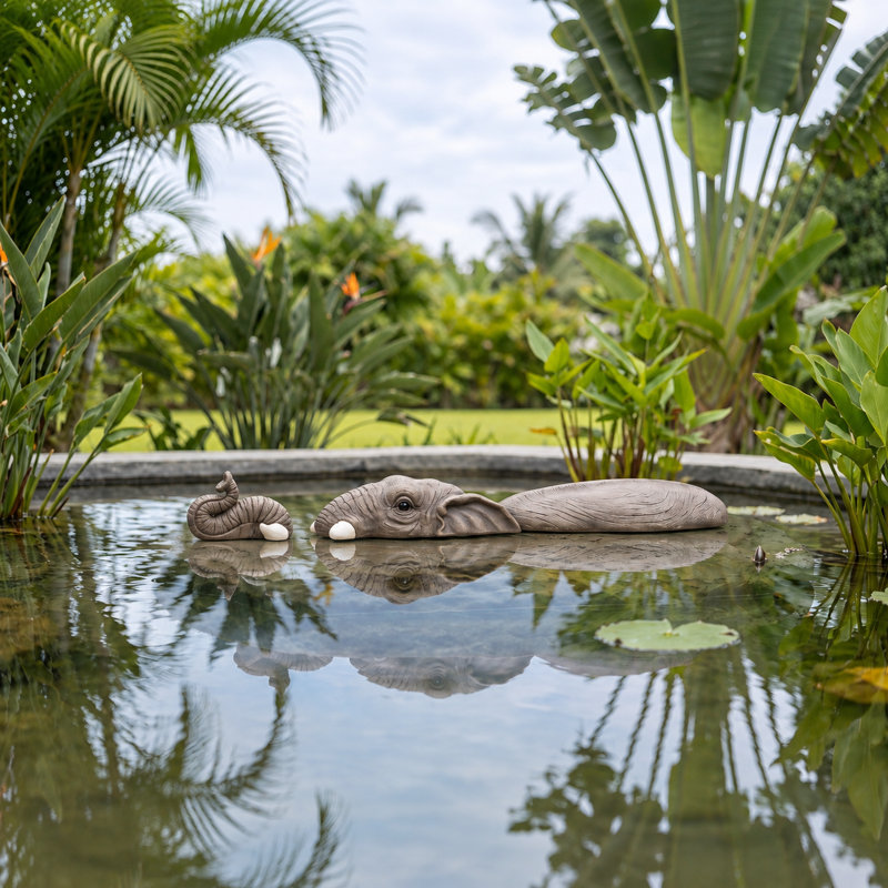 Statue éléphant In In a Swim