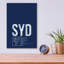 «Syd ATC» par O8, art mural en verre acrylique-756887219