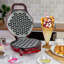 Global Gizmos 20cm Round Waffle Maker