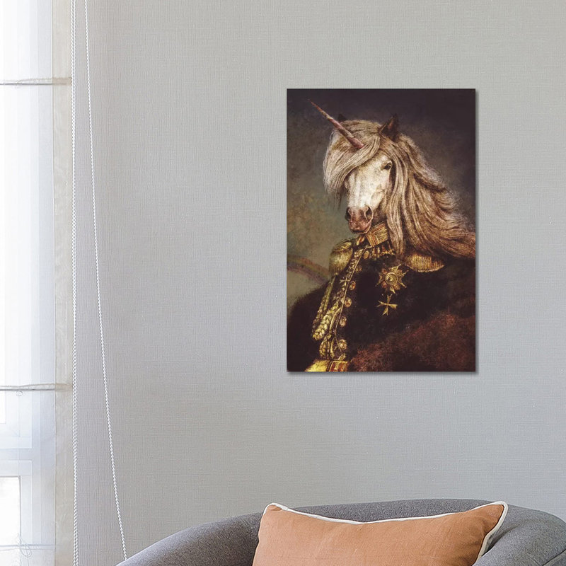 The Count Of Wonderland II by Mike Koubou - Wrapped Canvas Painting, 66.04 cm H x 45.72 cm W