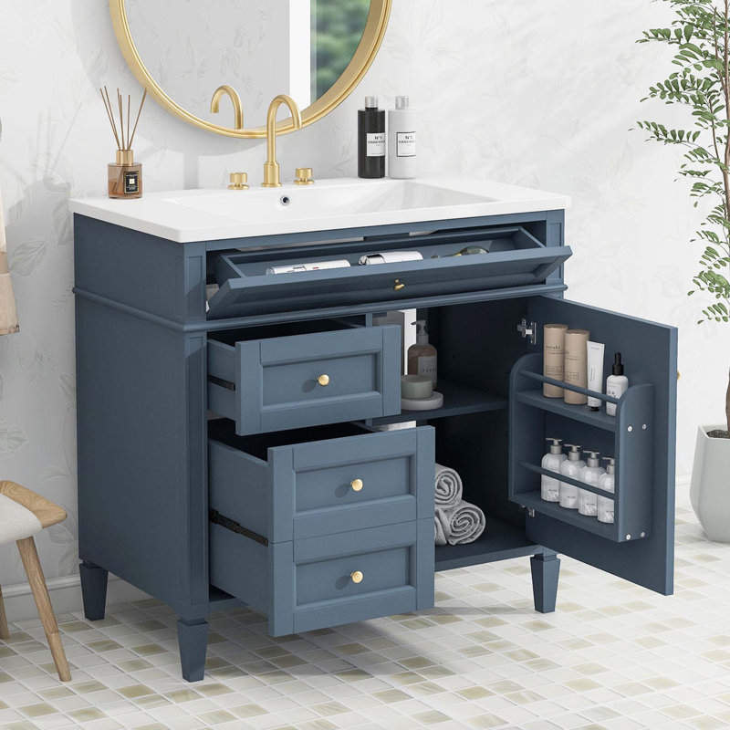Alkinoi 36'' Single Bathroom Vanity with Top