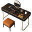 Ensemble de coiffeuse de maquillage de haute qualité, prise de courant, plateau en verre, très facile à assembler, comprend un tabouret de maquillage-1710134939-1710134936