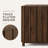 Araminta 47" W 16-Pair Fluted Shoe Storage with Vertical Fluted Front-1429577468