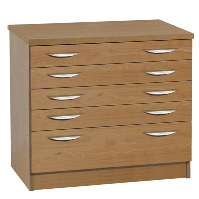 Barcomb 85cm Wide 5 -Drawer File Cabinet