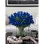 Large Rota Cylinder With Blue Tulips 