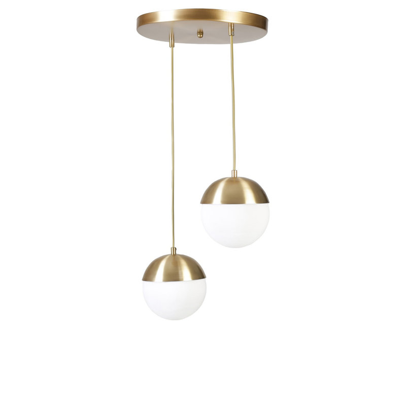 Chriselle - Light LED Pendant, Gold, White
