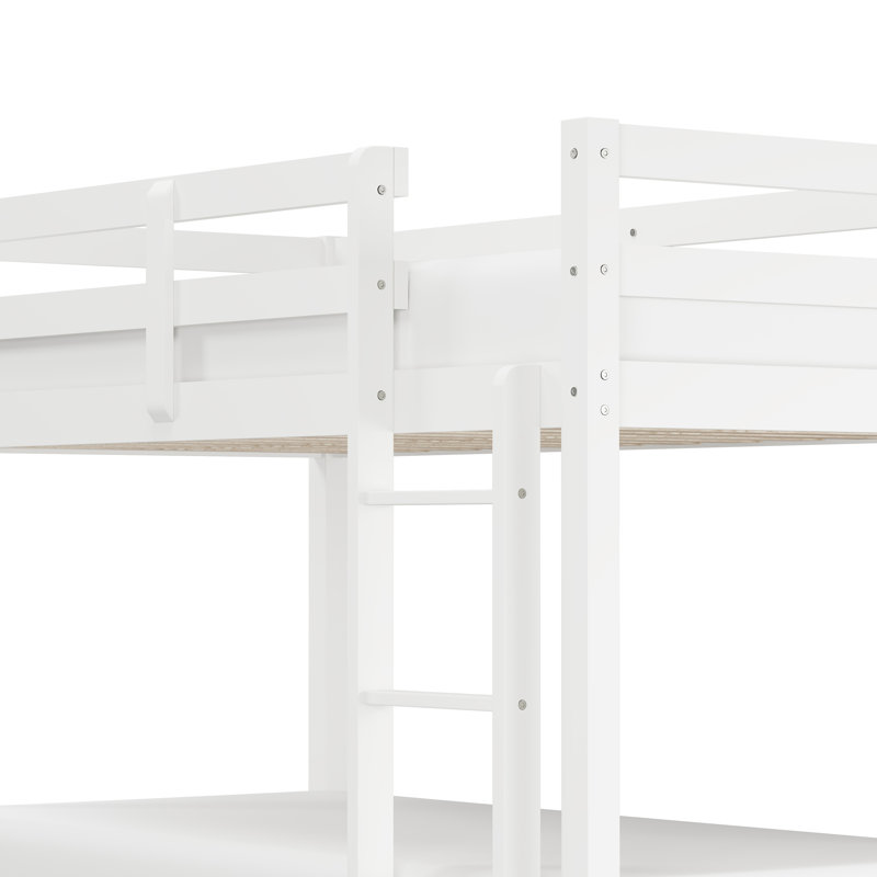 Viv + Rae Harold Kids Twin Over Twin Bunk Bed & Reviews | Wayfair